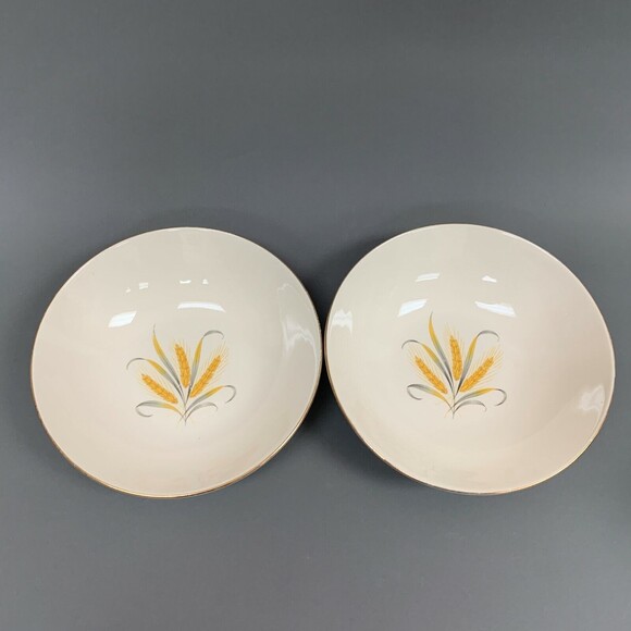 Lifetime China Co Fieldcrest Vegetable Serving Bowls Semi-Vitreous Lot of 2 - Picture 1 of 11